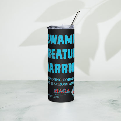 Swamp Creature Warrior MAGA Tumbler